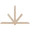 Ekena Millwork Kennewick Smooth Timber Gable Bracket, Douglas Fir, 96"W x 60"H x 5 1/2"D x 5 1/2"F, 15/12 Pitch GBW096X60X0606KEN00SDF - alternate 1